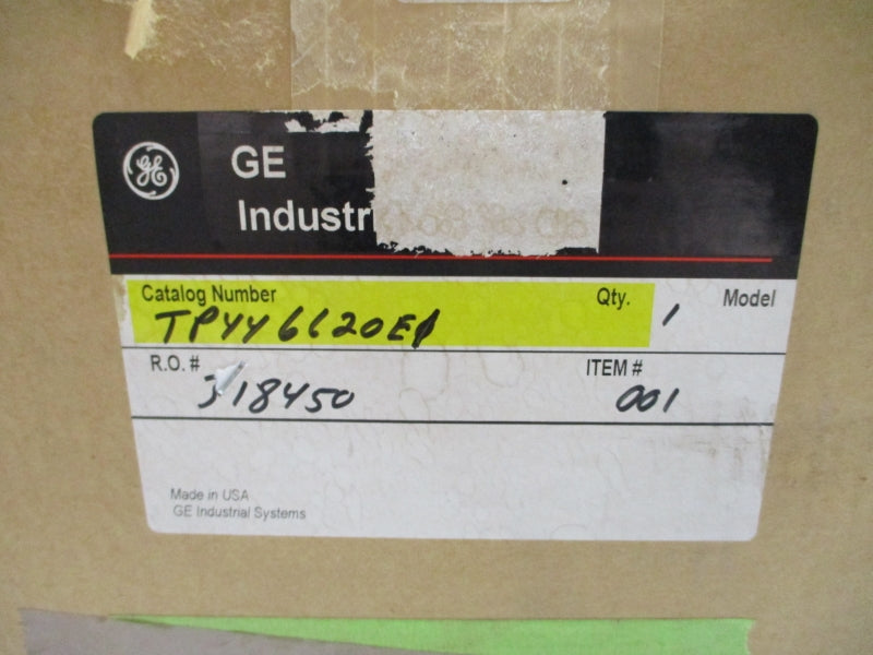 GENERAL ELECTRIC TPYY6620E1 120VAC 2000A NSMP