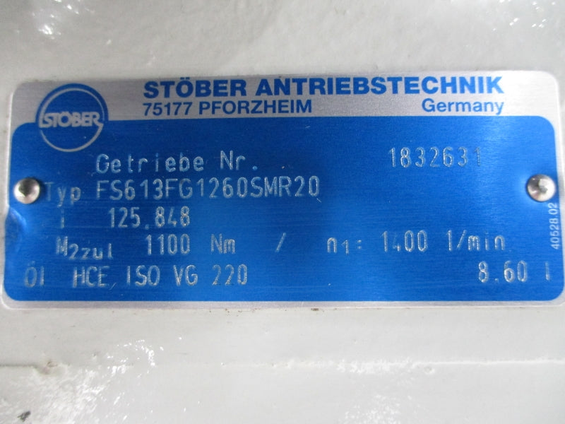 STOBER FS613FG1260SMR20 1832631 NSNP