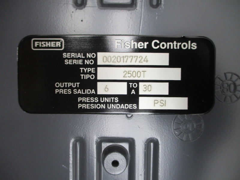 FISHER CONTROLS 249B 2500T 2516R WCC+KEP L85290 6-30PSI NSNP