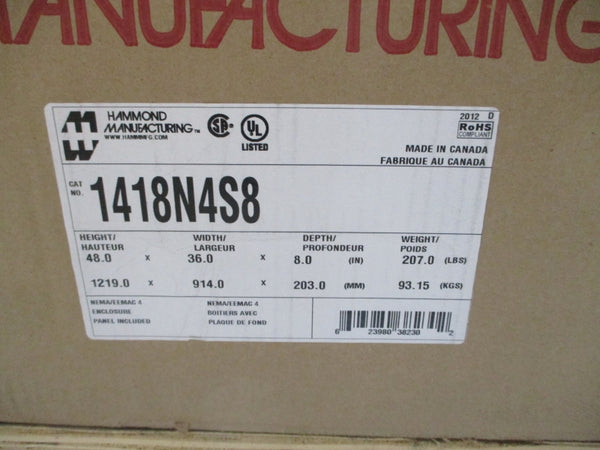 HAMMOND MANUFACTURING 1418N4S8 24VDC 2A NSMP