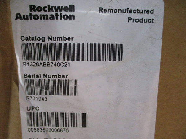 RELIANCE ELECTRIC 1326AB-B740C-21 155349 SER. C 20.9A REMAN