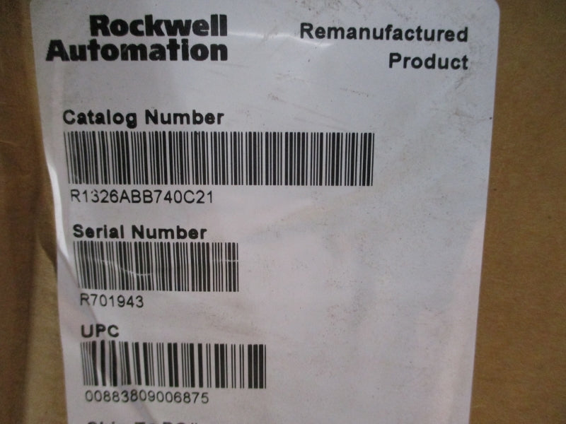 RELIANCE ELECTRIC 1326AB-B740C-21 155349 SER. C 20.9A REMAN
