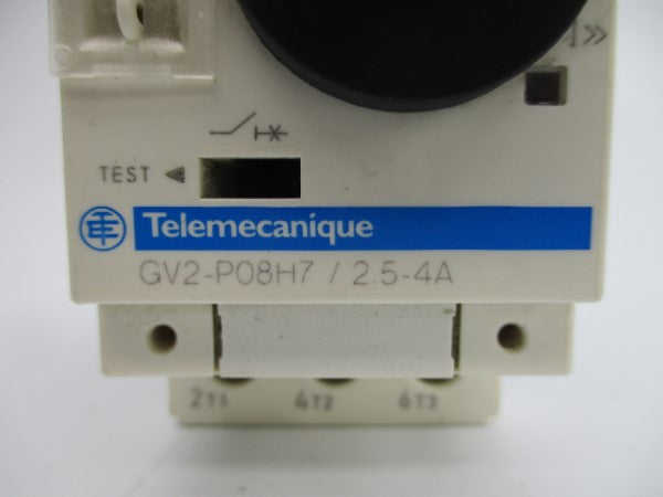 TELEMECANIQUE GV2-P08H7 480VAC 2.5-4A (AS PICTURED) NSNP