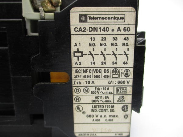 TELEMECANIQUE CA2-DN140-A60 20/24V 10A NSNP