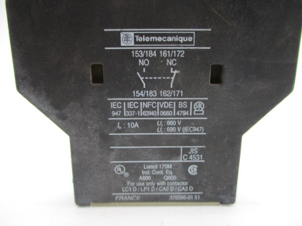 TELEMECANIQUE LA8DN11 690V 10A UNMP
