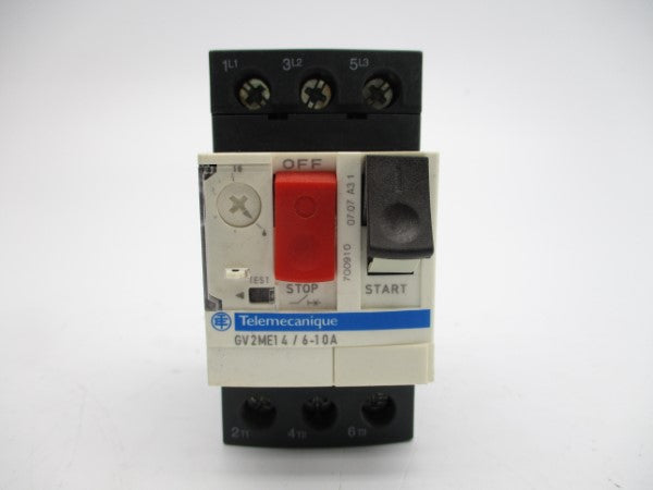 TELEMECANIQUE GV2ME14 600VAC 6-10A NSNP
