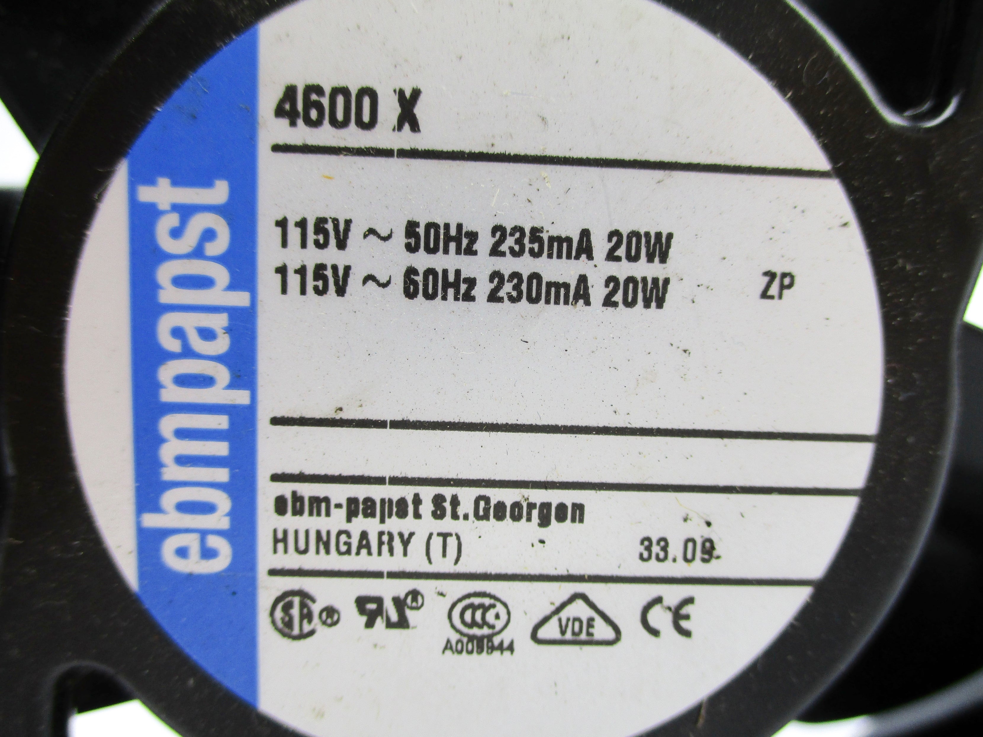 FAN 4600X 115V NSNP