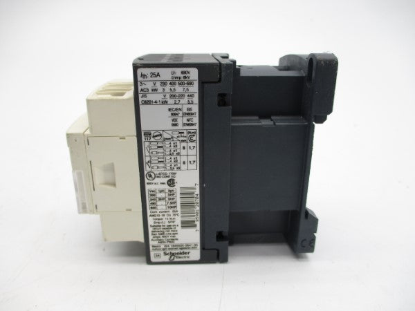TELEMECANIQUE LC1D12G7 120V 25A NSNP
