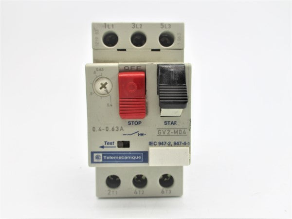 TELEMECANIQUE GV2-M04 690V 0.4-0.63A NSNP