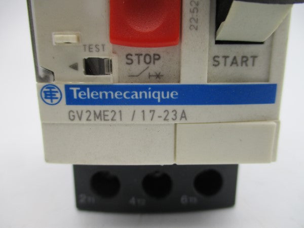 TELEMECANIQUE GV2ME21 600VAC 17-23A NSNP