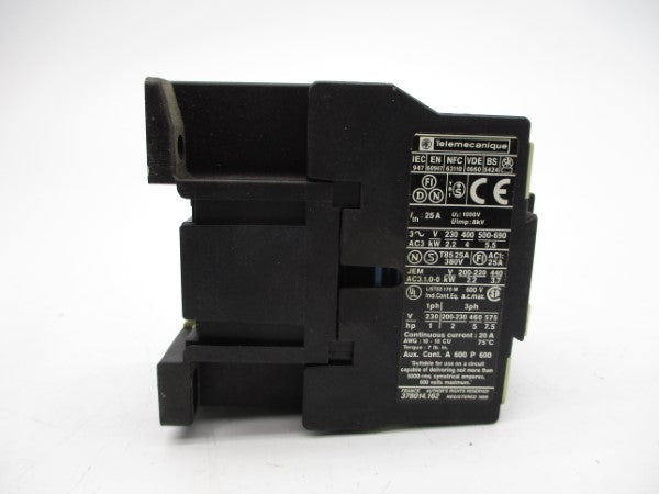 TELEMECANIQUE LC1D0901G6 120V 25A NSNP