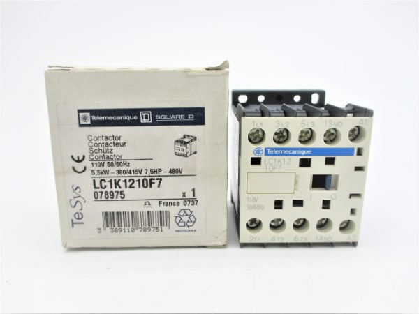 TELEMECANIQUE LC1K1210F7 110V 20A NSMP