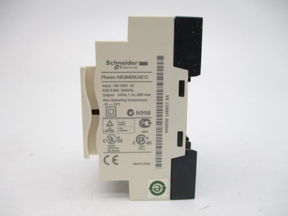 SCHNEIDER ELECTRIC ABL8MEM24012 100-240VAC 0.65-0.40A NSMP
