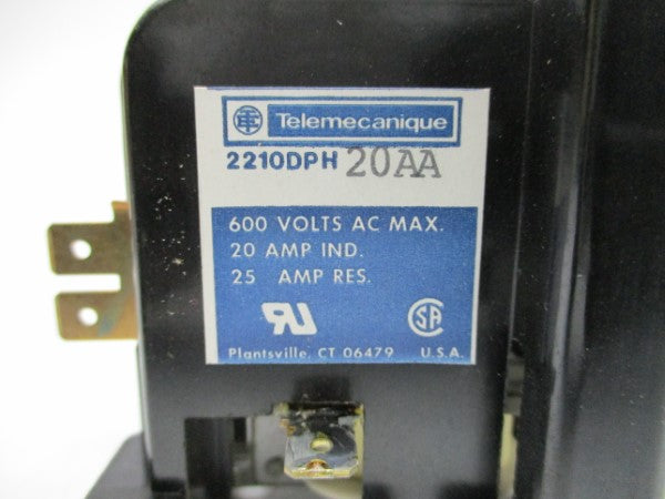 TELEMECANIQUE 2210DPH20AA 110/120V 25A NSMP