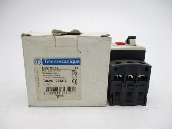 TELEMECANIQUE GV2ME14 600VAC 6-10A NSMP