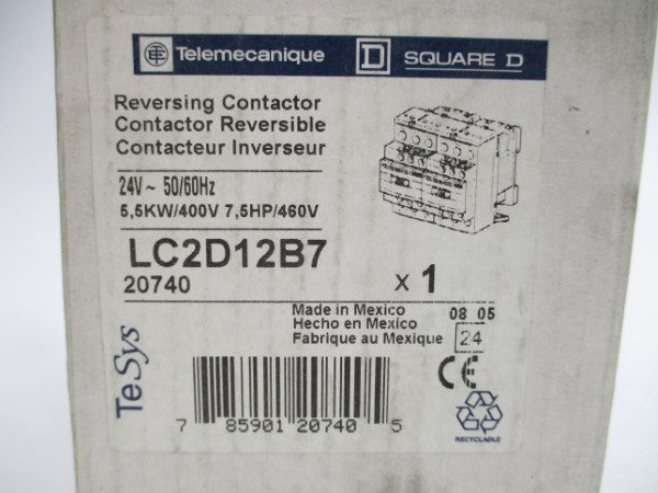 TELEMECANIQUE LC2D12B7 24V NSMP