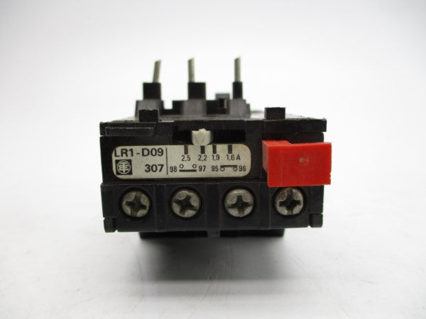 TELEMECANIQUE LR-D09307 600VAC 1.6-2.5A (AS PICTURED) NSNP