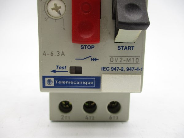 TELEMECANIQUE GV2M10 600VAC 4-6.3A NSMP