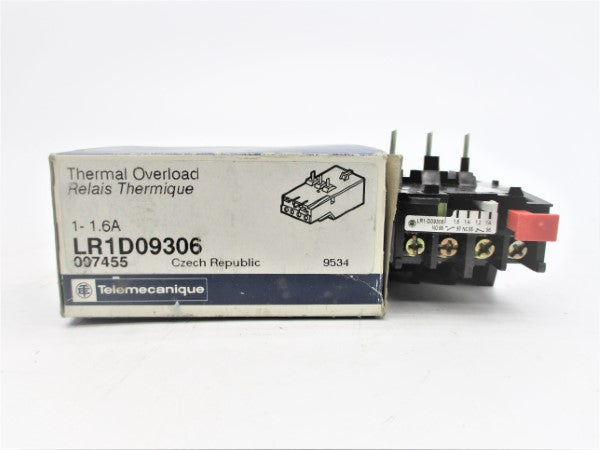TELEMECANIQUE LR1D09306 600VAC 1-1.6A NSMP
