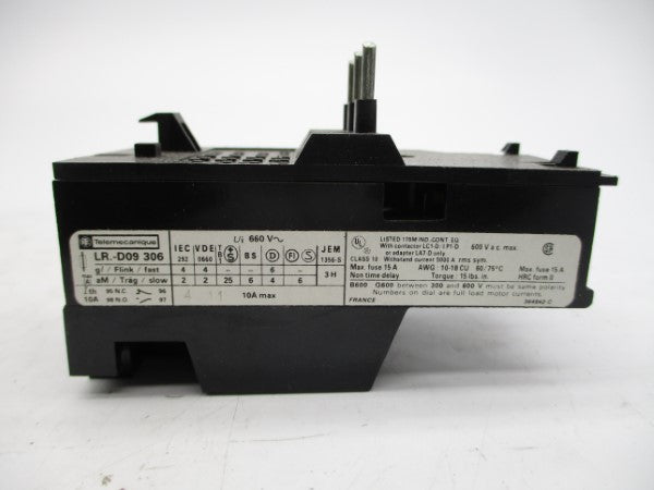 TELEMECANIQUE LR1-D09306 600VAC 1-1.6A NSMP