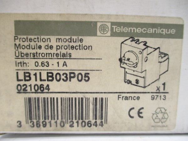 TELEMECANIQUE LB1LB03P05 690VAC 0.63-1A NSMP