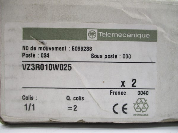 TELEMECANIQUE VZ3R010W025 NSMP