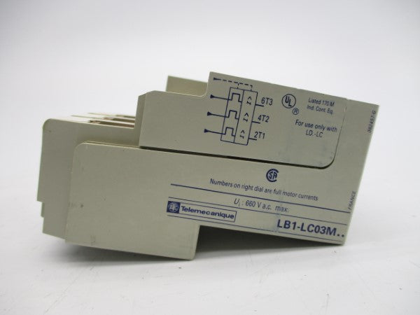 TELEMECANIQUE LB1-LC03M07 660VAC 1.6-2.5A NSMP
