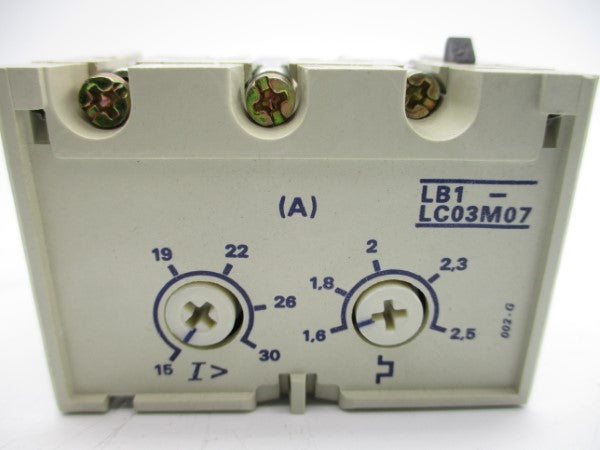 TELEMECANIQUE LB1-LC03M07 660VAC 1.6-2.5A NSMP