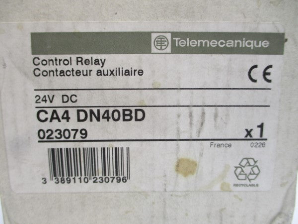 TELEMECANIQUE CA4DN40BD3 24VDC 10A NSMP