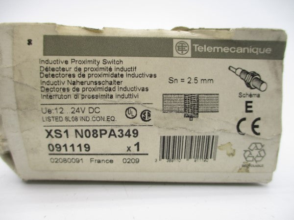 TELEMECANIQUE XS1N08PA349 12-24VDC NSMP