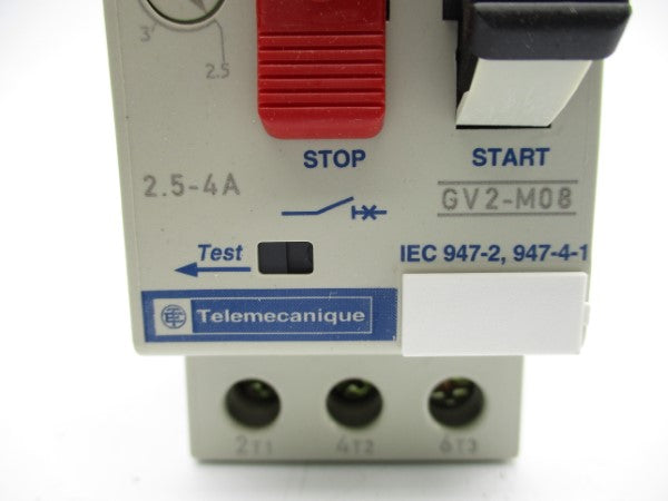 TELEMECANIQUE GV2M08 GV2-M08 690V 2.5-4A NSMP