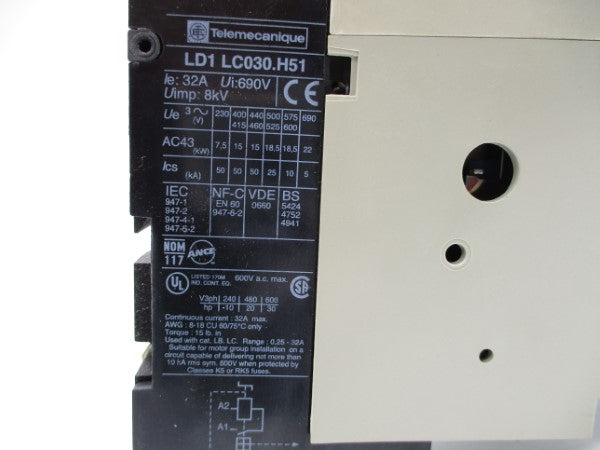 TELEMECANIQUE LD1LC030.H51 110V 32A NSNP