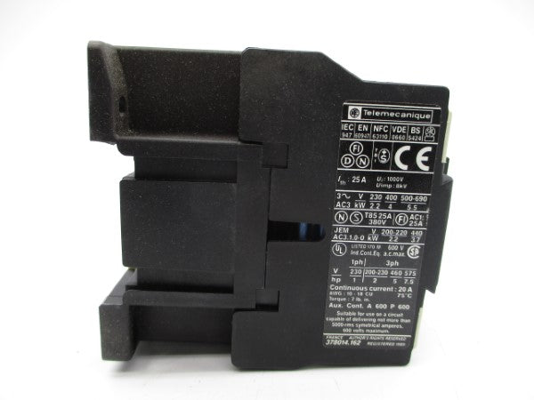 TELEMECANIQUE LC1D0910B5 24V 25A NSNP