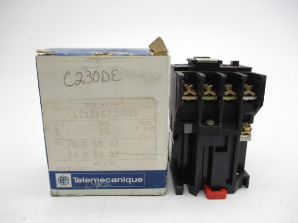 TELEMECANIQUE LC1D163JVA60 21/24V 16A NSMP