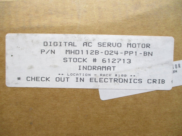 REXROTH INDRAMAT MHD112B-024-PP1-BN 277198 24VDC 21.9/32.9A NSNP