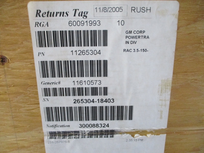INDRAMAT R911265304 RAC3.5-150-460-LP0-W1-220 NSMP