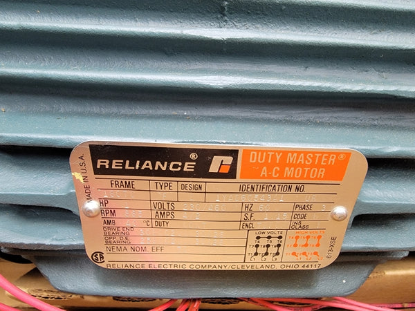 RELIANCE ELECTRIC 1YAB60543A1 230/460V 4/2A NSMP