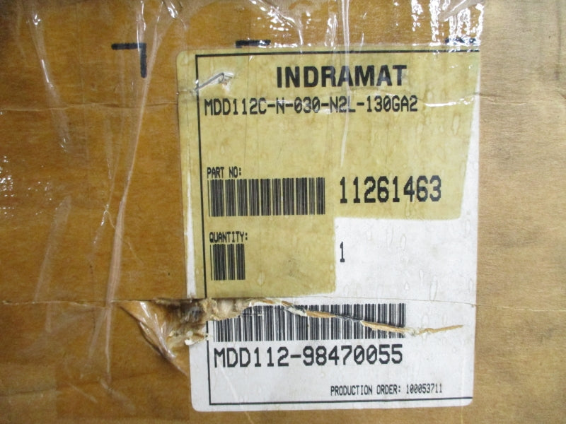 INDRAMAT MDD112C-N-030-N2L-130GA2 11261463 24VDC 43.40/68.10A NSMP