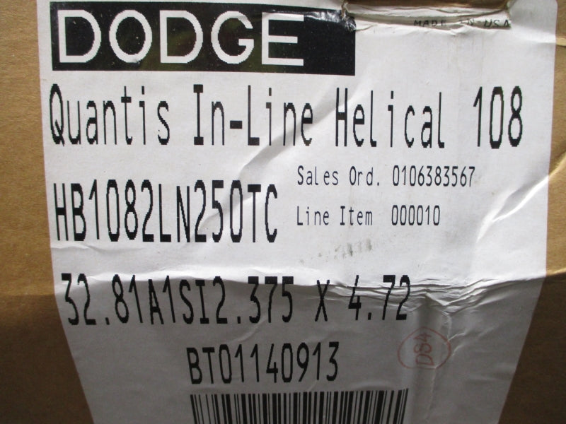 DODGE QUANTIS HB1082LN250TC NSMP