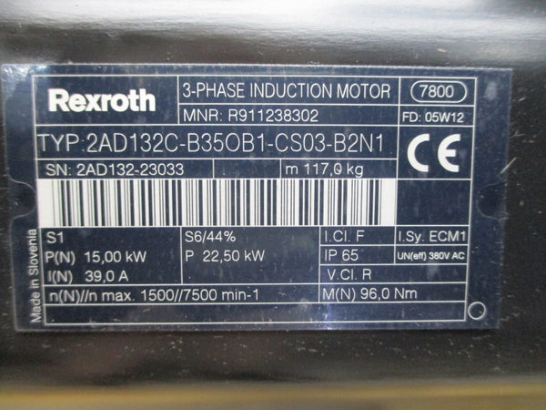 REXROTH 2AD132C-B35OB1-CS03-B2N1 R911238302 39.0A NSNP