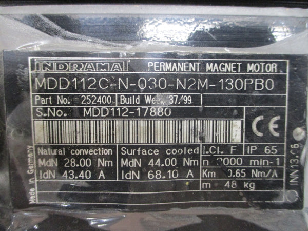 INDRAMAT MDD112C-N-030-N2M-130PB0 252400 43.40/68.10A NSNP