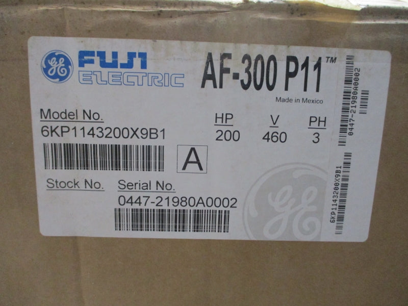 FUJI ELECTRIC AF-300P11 6KP1143200X9B1 460V NSMP