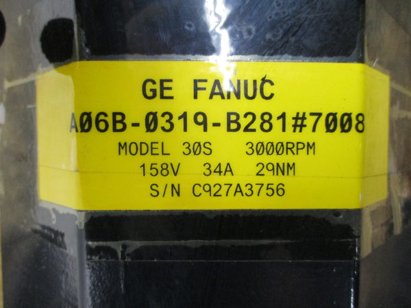 GE FANUC A06B-0319-B281#7008 158V 34A (AS PICTURED) UNMP