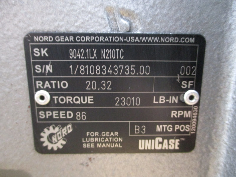 NORD SK9042.1LX N210TC (AS PICTURED) NSNP