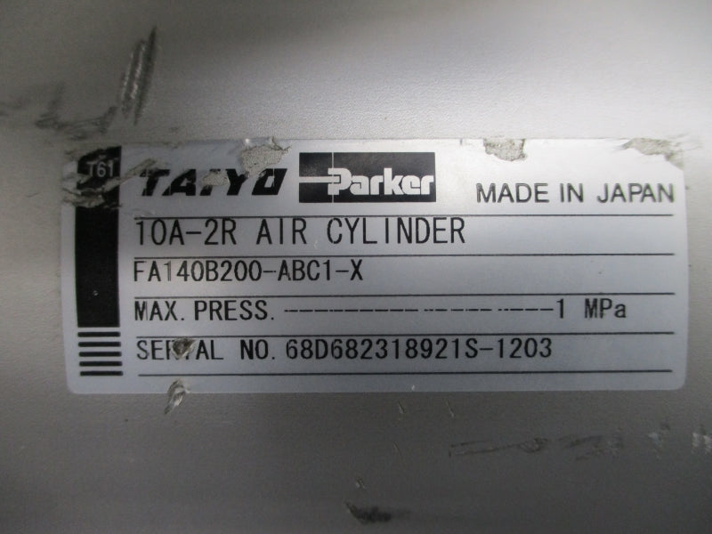 TAIYO PARKER 10A-2R FA140B200-ABC1-X UNMP