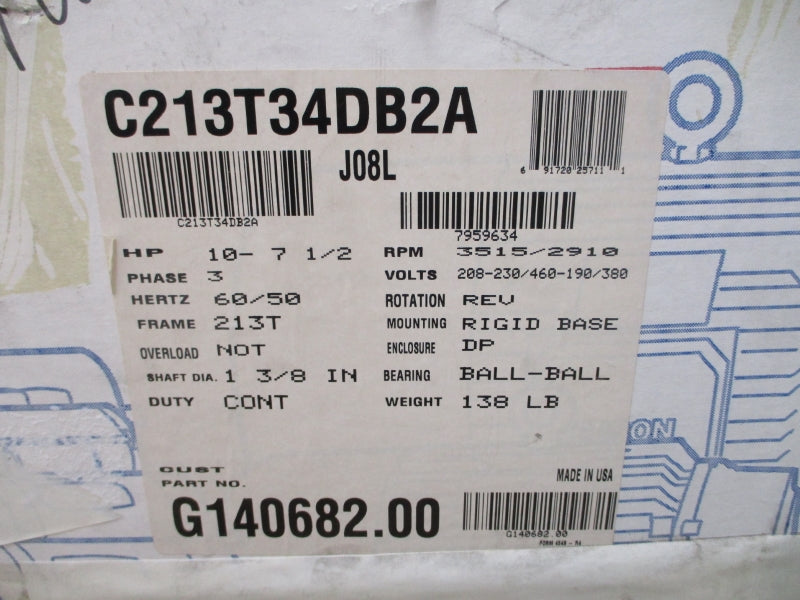 LEESON G140682.00 208-230/460V 26-23.4/11.7A NSMP