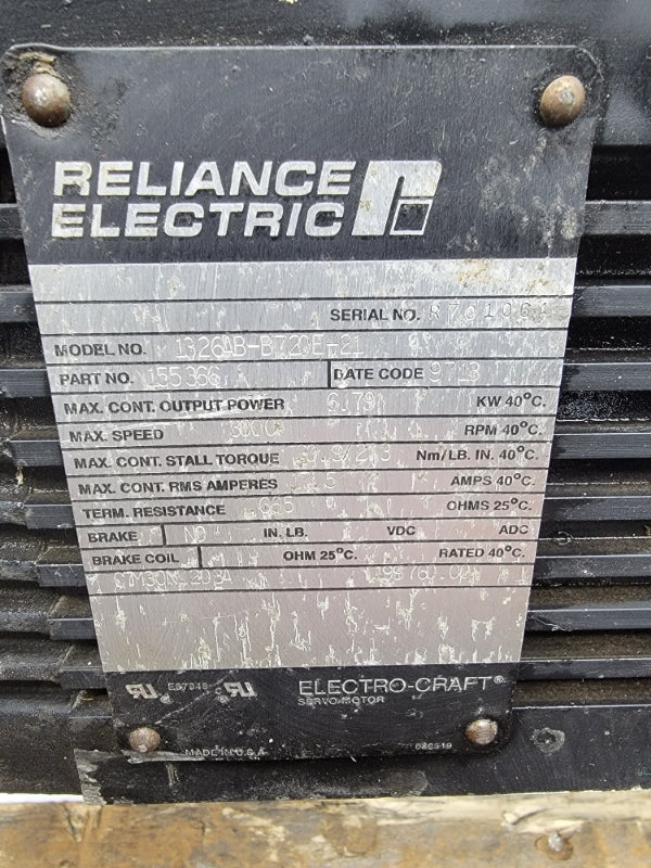 RELIANCE ELECTRIC 1326AB-B720E-21 17.5A UNMP