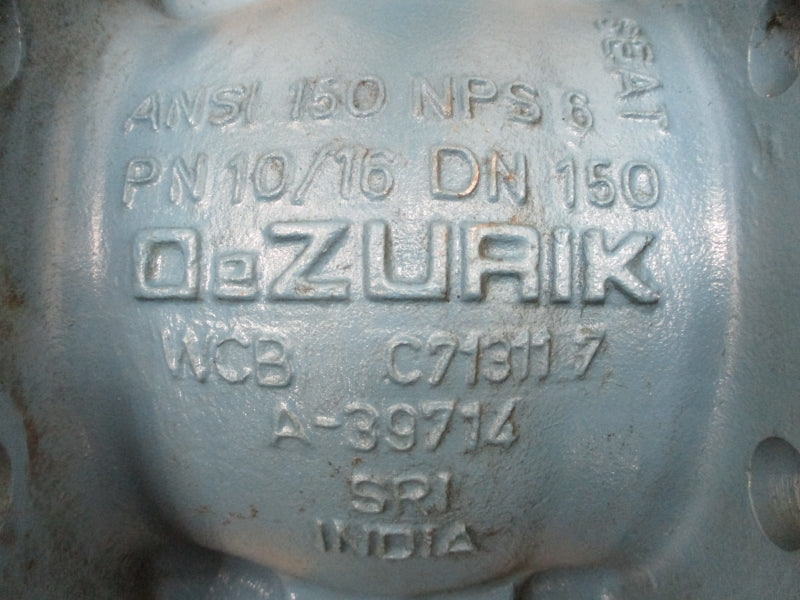 UNITORQ M222K4/4DLS PN10/16 DN150 WCB C713117 A-39714 150PSI NSNP