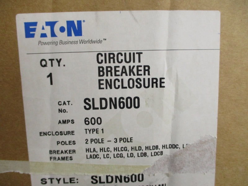 EATON SLDN600 HLD3600F 600VAC 600A NSMP
