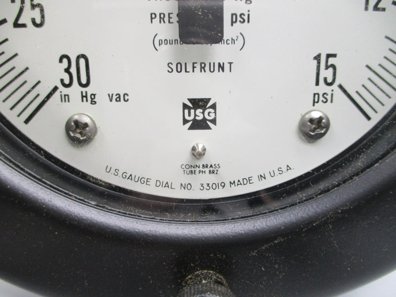 U.S. GAUGE 33019 30"HGVAC/15PSI NSNP